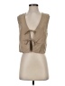 Zara Tan Sleeveless Blouse Size XS - photo 1