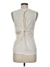 A.L.C. 100% Linen Ivory Sleeveless Top Size M - photo 2