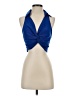 Do & Be Blue Sleeveless Blouse Size S - photo 1