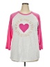 Next Level Apparel Pink 3/4 Sleeve T-Shirt Size XXL - photo 1