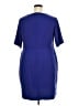 AGB Solid Blue Casual Dress Size 22W - photo 2
