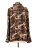 Mystree 100% Rayon Camo Brown Long Sleeve Blouse Size L - photo 2
