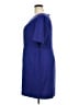 AGB Solid Blue Casual Dress Size 22W - photo 5