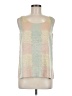 Doncaster Collection Ivory Sleeveless Top Size M - photo 1