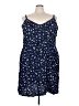 Torrid 100% Rayon Stars Blue Casual Dress Size 5X Plus (6) - photo 1