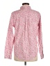 L.L.Bean 100% Cotton Floral Pink Long Sleeve Button-Down Shirt Size M - photo 2