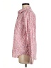 L.L.Bean 100% Cotton Floral Pink Long Sleeve Button-Down Shirt Size M - photo 5