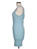 Zara Solid Blue Cocktail Dress Size L - photo 5