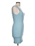 Zara Solid Blue Cocktail Dress Size L - photo 4