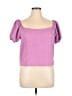 ModCloth Pink Short Sleeve Top Size XL - photo 1