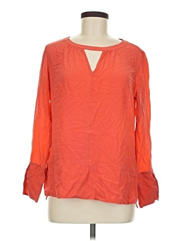Annie Griffin 3/4 Sleeve Silk Top (view 1)