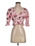 LoveShackFancy Pink 3/4 Sleeve Blouse Size S - photo 1