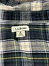 L.L.Bean 100% Cotton Plaid Black Long Sleeve Button-Down Shirt Size M - photo 7