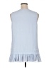 Banana Republic 100% Polyester Blue Sleeveless Blouse Size XL - photo 2