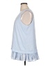 Banana Republic 100% Polyester Blue Sleeveless Blouse Size XL - photo 5