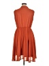 Zenobia 100% Polyester Solid Orange Casual Dress Size XL - photo 2