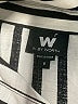 W by Worth Stripes Ivory Short Sleeve Blouse Size 8 - photo 7