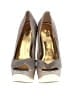 Charlotte Russe Metallic Silver Heels Size 9 - photo 2