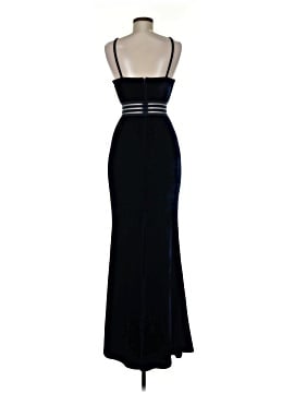 jodi kristopher dresses formal Jodi Kristopher Womens 5 Navy With Rhinestones Floor Length Formal Dress