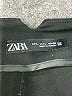 Zara Solid Black Dress Pants Size L - photo 7