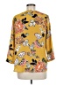 Van Heusen 100% Polyester Yellow 3/4 Sleeve Blouse Size M - photo 2