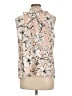 Karl Lagerfeld Paris 100% Polyester Ivory Sleeveless Blouse Size L - photo 2