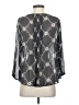 Old Navy Silver 3/4 Sleeve Blouse Size S - photo 2