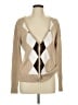 Old Navy 100% Cotton Argyle Tan Cardigan Size L - photo 1