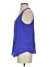 Rory Beca 100% Silk Blue Sleeveless Silk Top Size S - photo 5