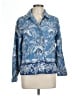 Coldwater Creek Paisley Blue Jacket Size L - photo 1