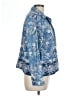 Coldwater Creek Paisley Blue Jacket Size L - photo 4