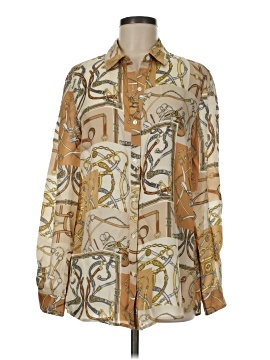 J. Mc Laughlin Long Sleeve Silk Top