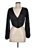 Forever 21 100% Polyester Black Long Sleeve Blouse Size M - photo 1