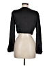 Forever 21 100% Polyester Black Long Sleeve Blouse Size M - photo 2