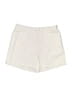 Ann Taylor 100% Cotton Solid Ivory Shorts Size 12 - photo 1