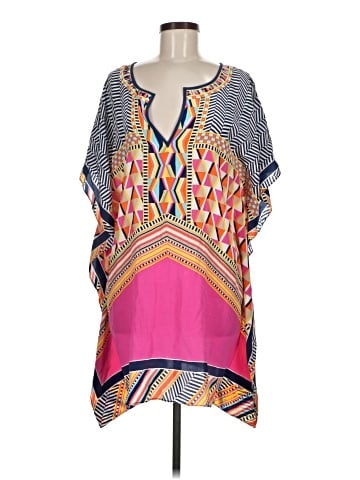 Trina Turk Short Sleeve Silk Top (view 1)