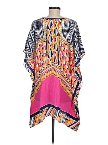 Trina Turk Short Sleeve Silk Top (view 2)