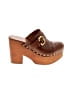 Chloé 100% Leather Brown Mule/Clog Size EU 39 - photo 1