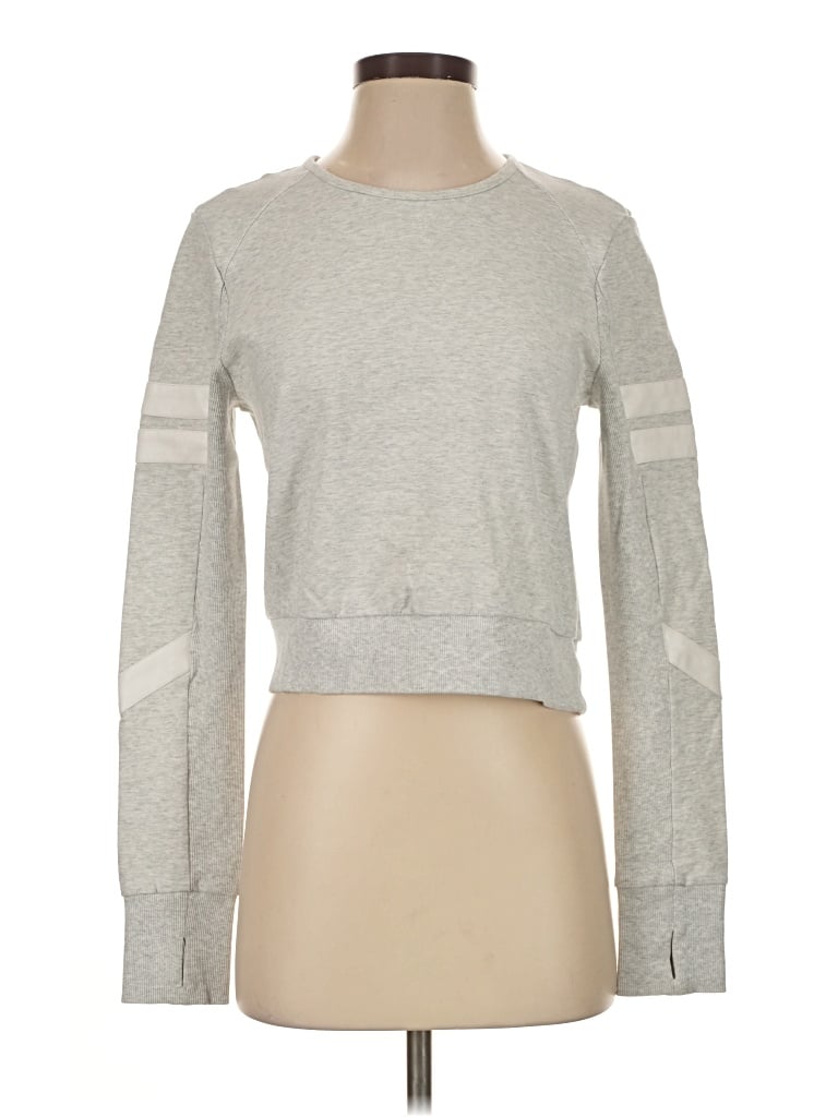 Pre-owned Blanc Noir Pullover Sweater In Gray