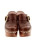 Chloé 100% Leather Brown Mule/Clog Size EU 39 - photo 2
