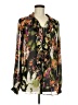 CAbi 100% Polyester Green Long Sleeve Blouse Size M - photo 1