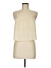 Open Edit 100% Polyester Ivory Tank Top Size M - photo 1