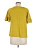 Max Studio Yellow Short Sleeve Top Size M - photo 2