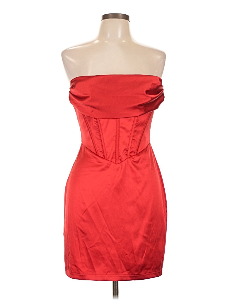 Pre-owned Shareen Collections Cocktail Dress In Red