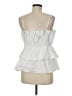 Milly 100% Cotton White Sleeveless Blouse Size M - photo 2