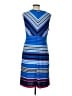 Talbots Stripes Blue Casual Dress Size Lg Petite - photo 2