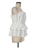 Milly 100% Cotton White Sleeveless Blouse Size M - photo 4