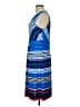 Talbots Stripes Blue Casual Dress Size Lg Petite - photo 5