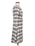 Beige by ECI Chevron-herringbone Gray Casual Dress Size 4 - photo 4