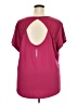 Reebok Burgundy Short Sleeve Blouse Size 3X - photo 2